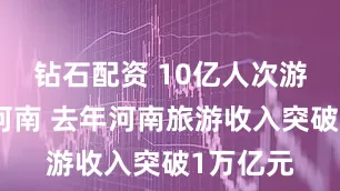 钻石配资 10亿人次游玩老家河南 去年河南旅游收入突破1万亿元